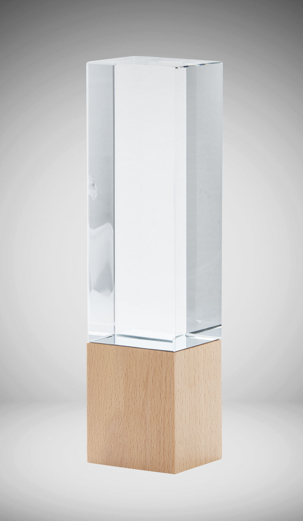 Crystal/Timber Rectangular Prism-Light Timber Evaton