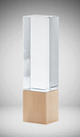 Crystal/Timber Rectangular Prism-Light Timber Evaton