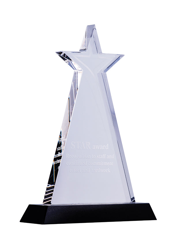 Black and Clear Crystal - Star Evaton