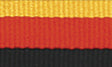 Gold / Red / Black Ribbon Evaton