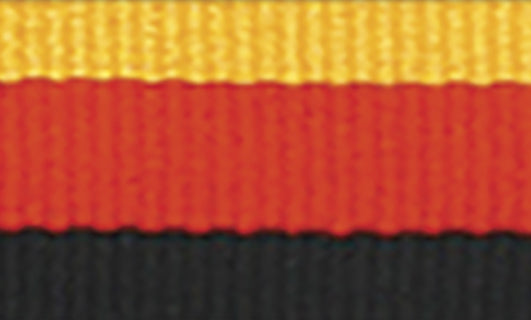 Gold / Red / Black Ribbon Evaton