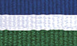 Blue / White / Green Ribbon Evaton