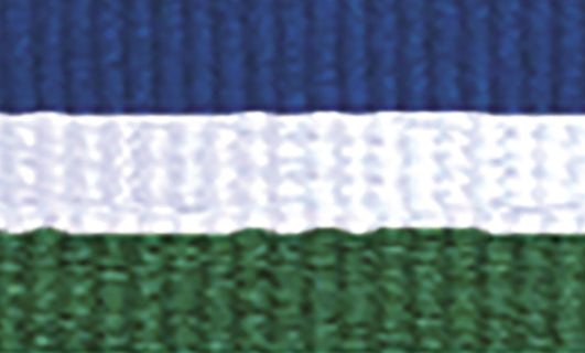 Blue / White / Green Ribbon Evaton