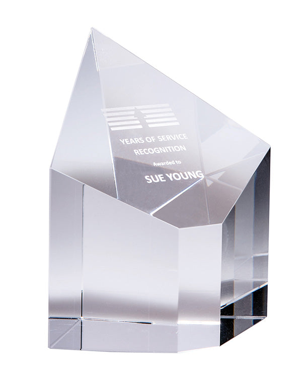 Crystal Clarity Series- 5 sided squat cube Evaton