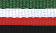 Green / White / Red / Black Ribbon Evaton