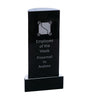 Black Crystal Tower Semi-Circle Shape Evaton