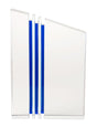 Triple Blue Stripe Crystal Evaton