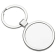 Shiny Metal Keychain with Split Ring.  Presented in Black 2 Part Gift Box Evaton
