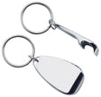 Metal /  nickel bottle opener keyring Evaton