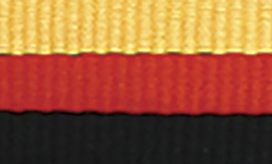 Yellow / Black / Red Ribbon Evaton