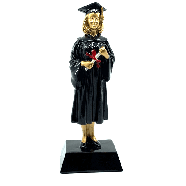 GRADUATE STATUE University Plaques